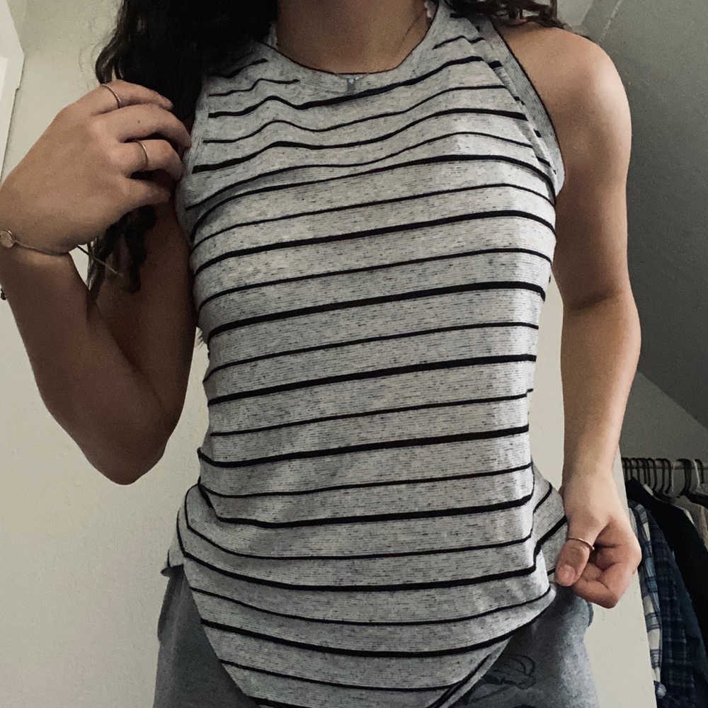 very soft and cozy stripped tank top